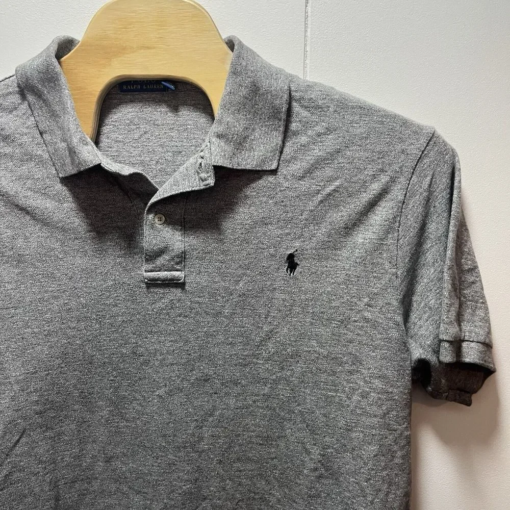 Polo Ralph Lauren Polo Shirt Short Sleeve Gray Men's Size‎ 2XB 2XL Big